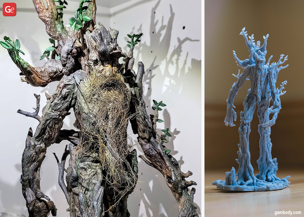 D&D designs to 3D print Treebeard