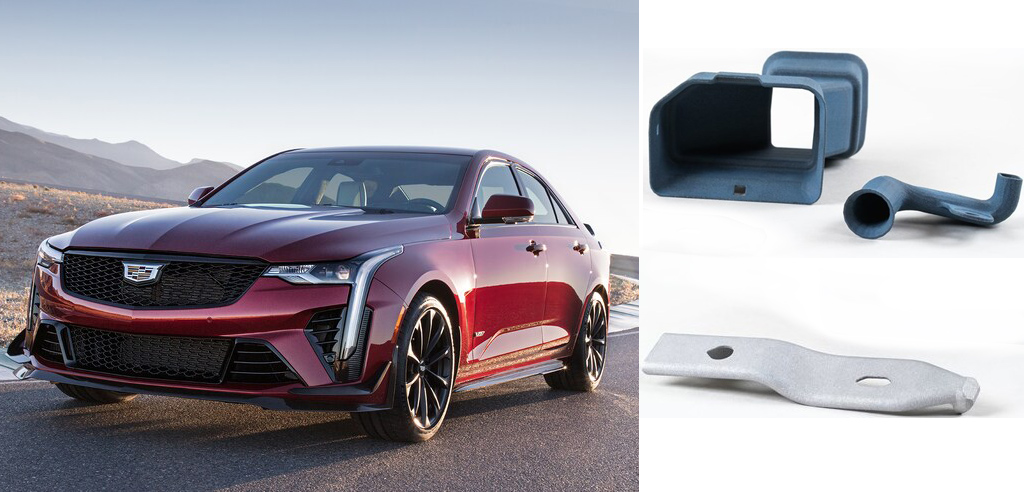 2022 Cadillac Blackwing V-Series with 3D printed car parts