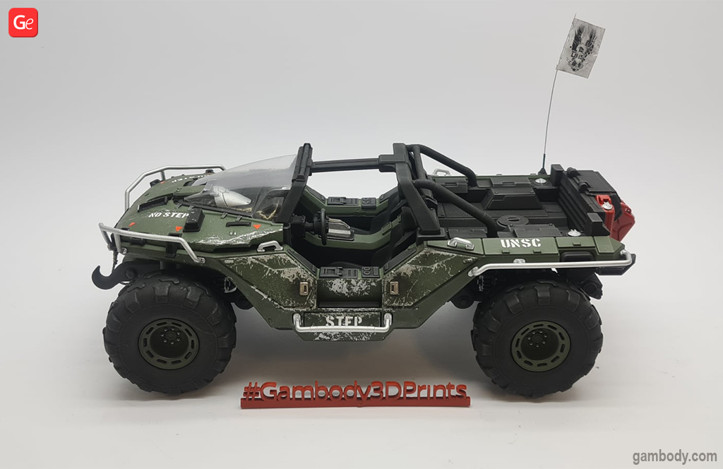 Warthog 3D printed car model