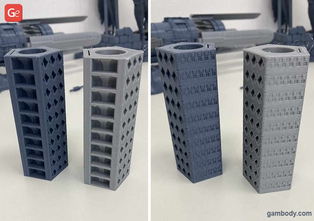 3D printing temp tower test