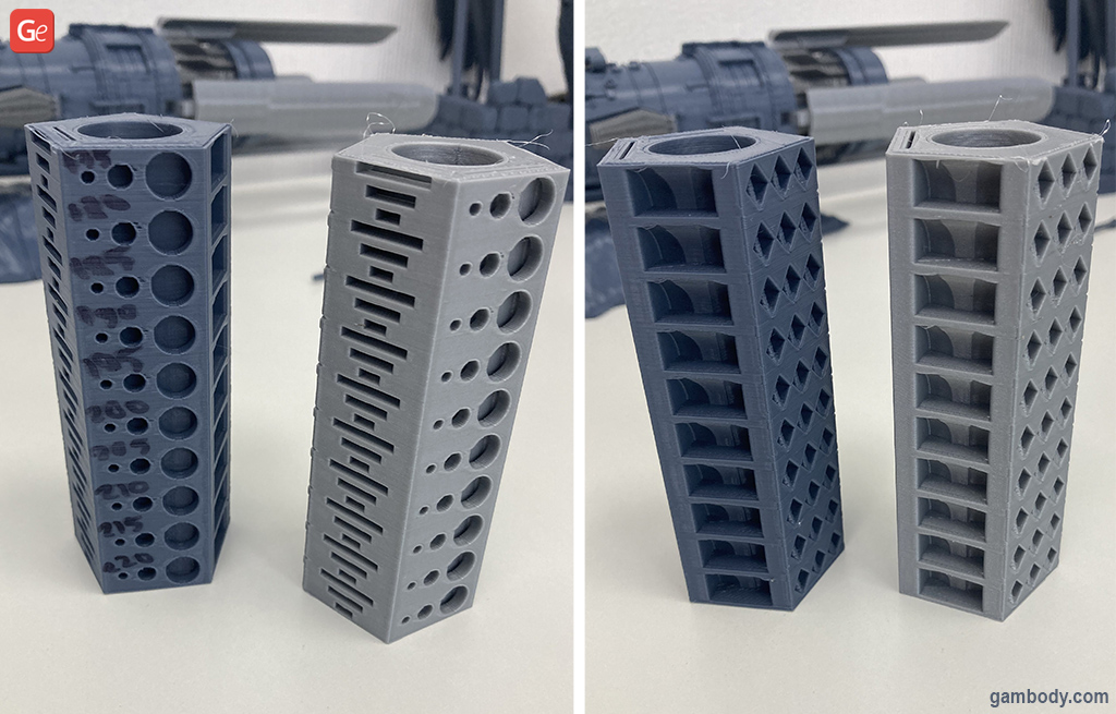 Anycubic Vyper temperature tower test print