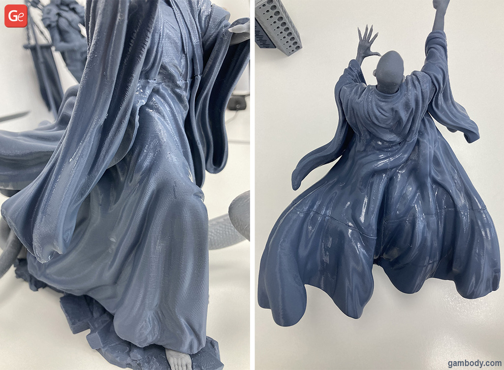 3D printed Lord Voldemort figurine