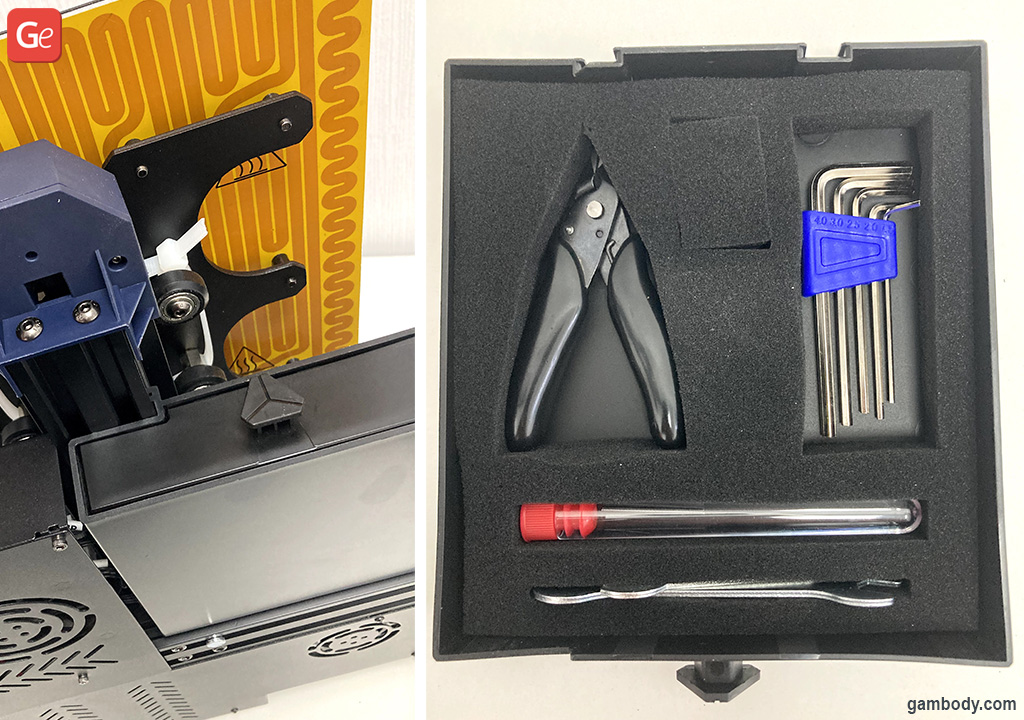 Anycubic 3D printer integrated toolbox