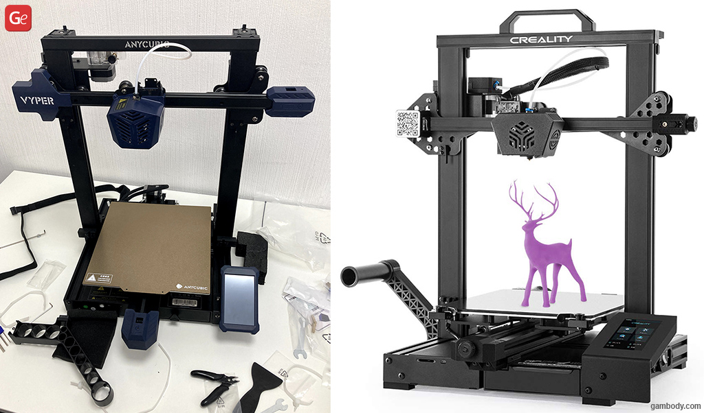 Anycubic Vyper vs Creality CR-6 SE comparison