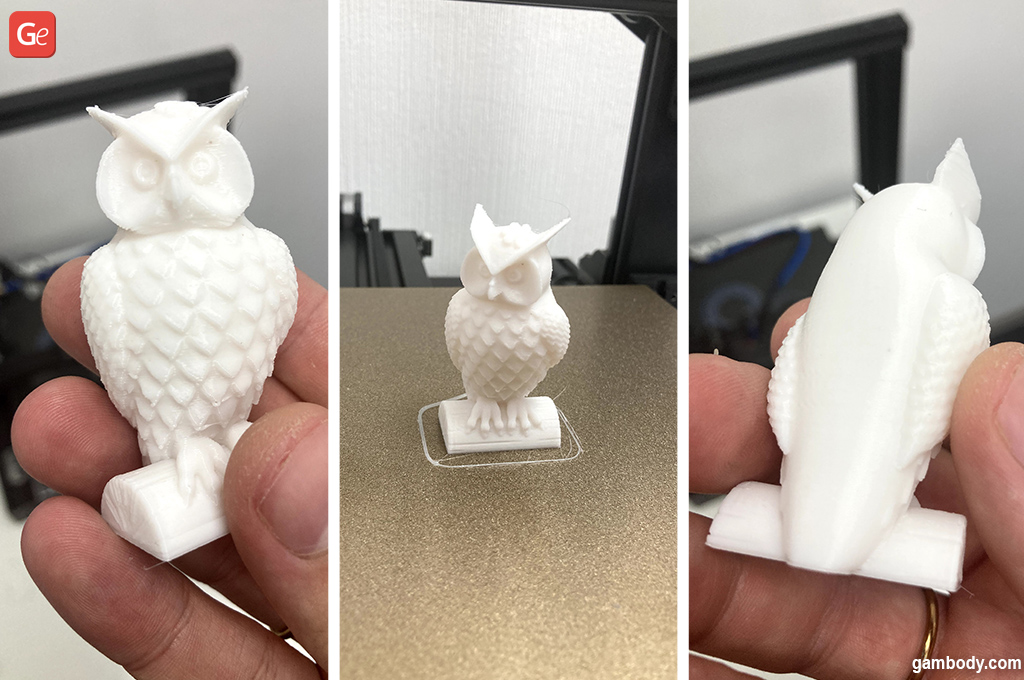 Anycubic Vyper owl test print