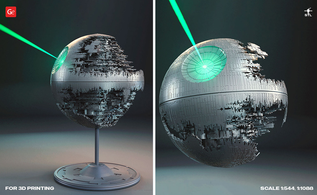 Death Star 3D model