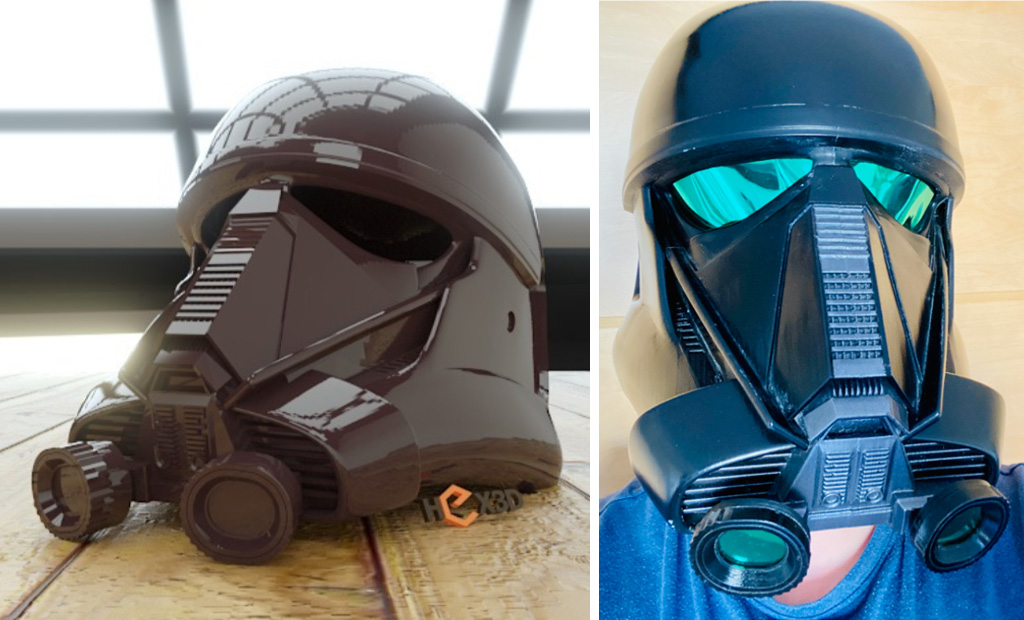 Death Trooper mask 3D print