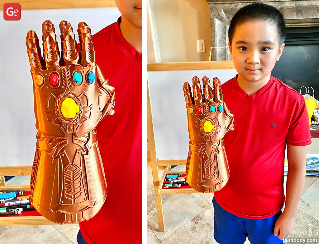 Infinity Gauntlet Glove Halloween 3D printed props