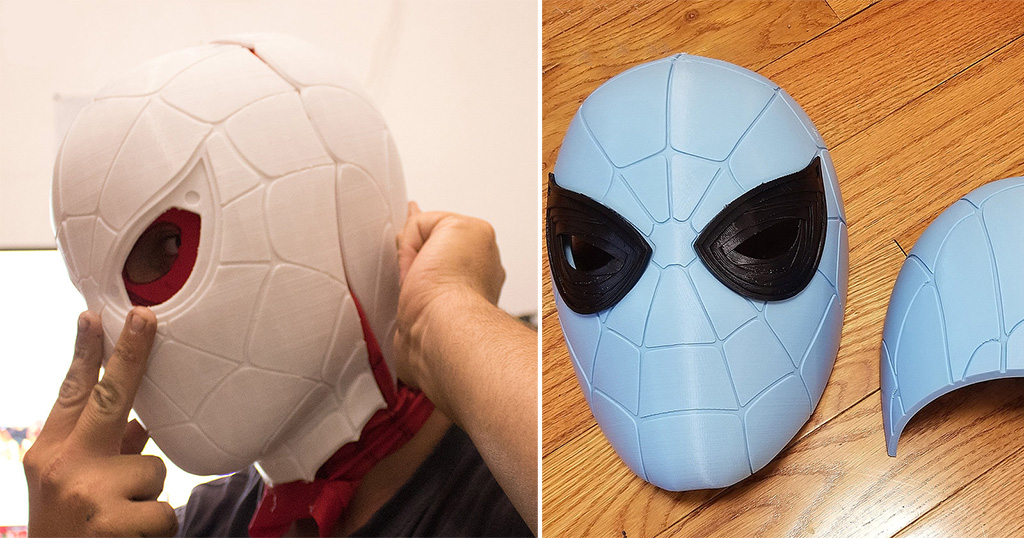 3D printed Halloween masks