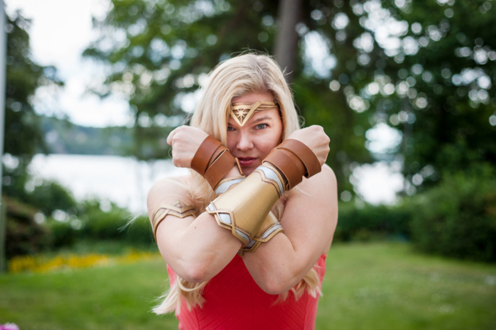 3D printed Wonder Woman Halloween costume