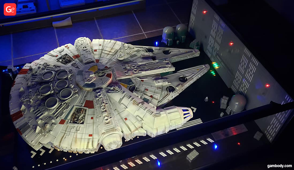 3D printed Millennium Falcon