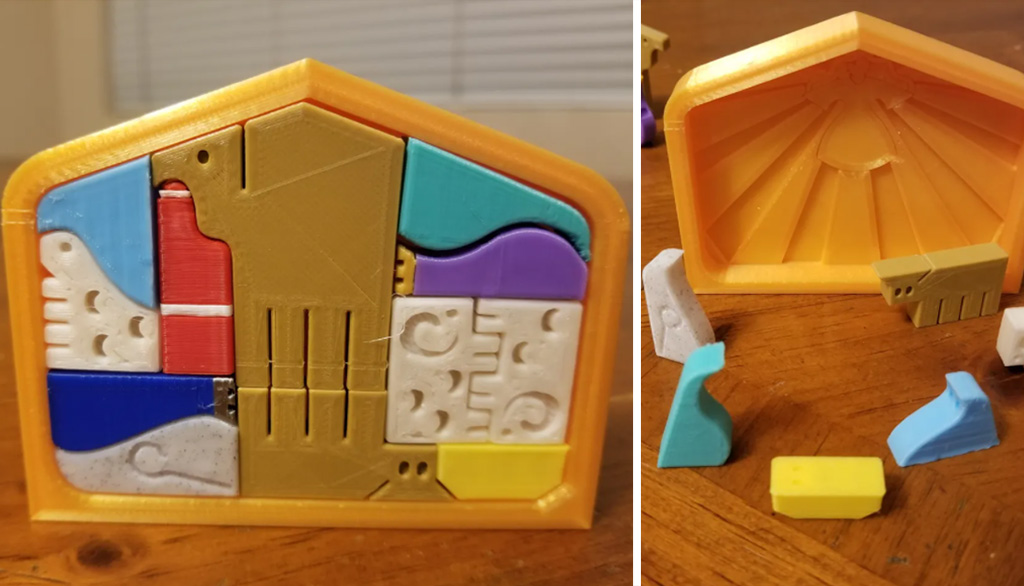 3D print nativity puzzle