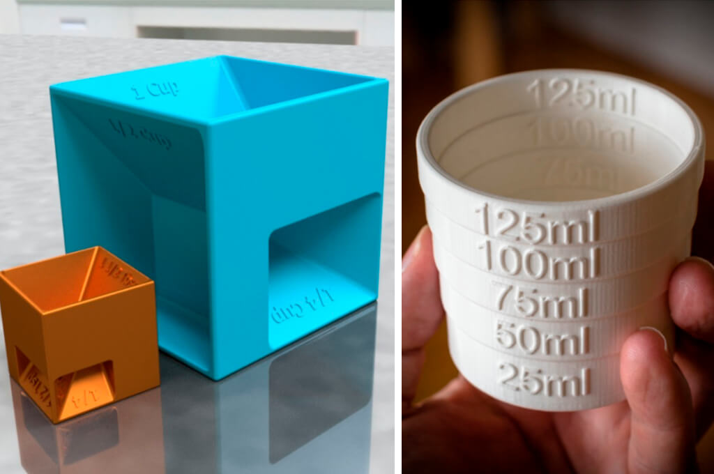 Measuring cup suitable for 3D print 3D model 3D printable