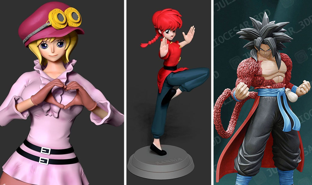 3D Print Anime Figures: Best STL Files