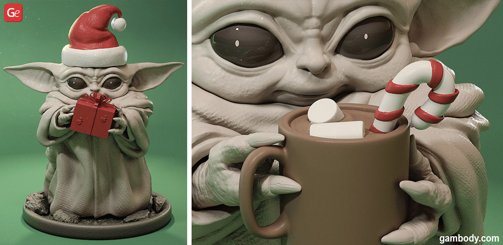 Baby Yoda printable