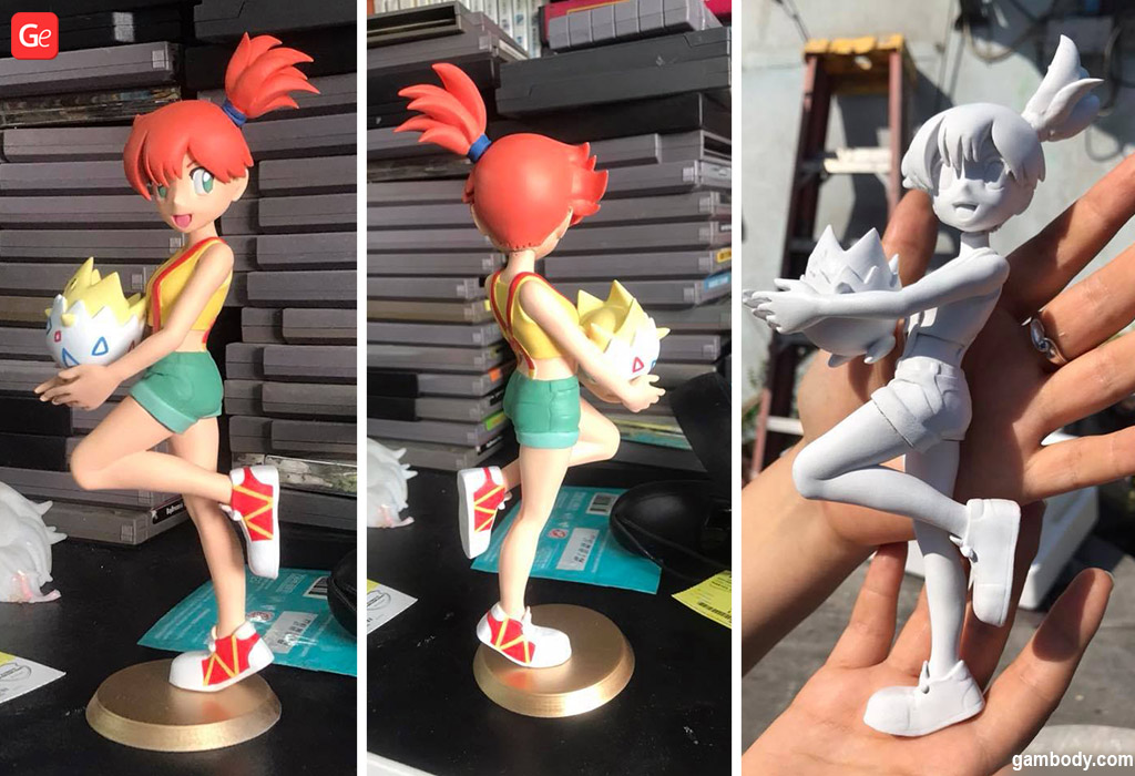 Anime girl 3D model