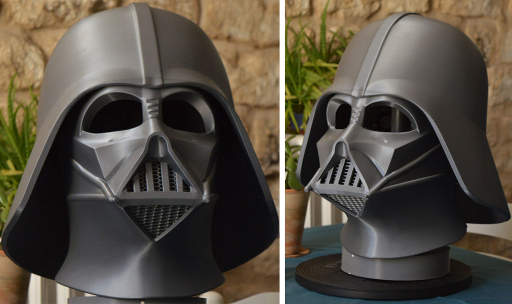 3D printed Darth Vader helmet