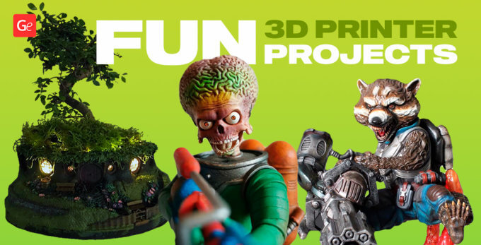 Over 100 Fun 3D Printer Projects