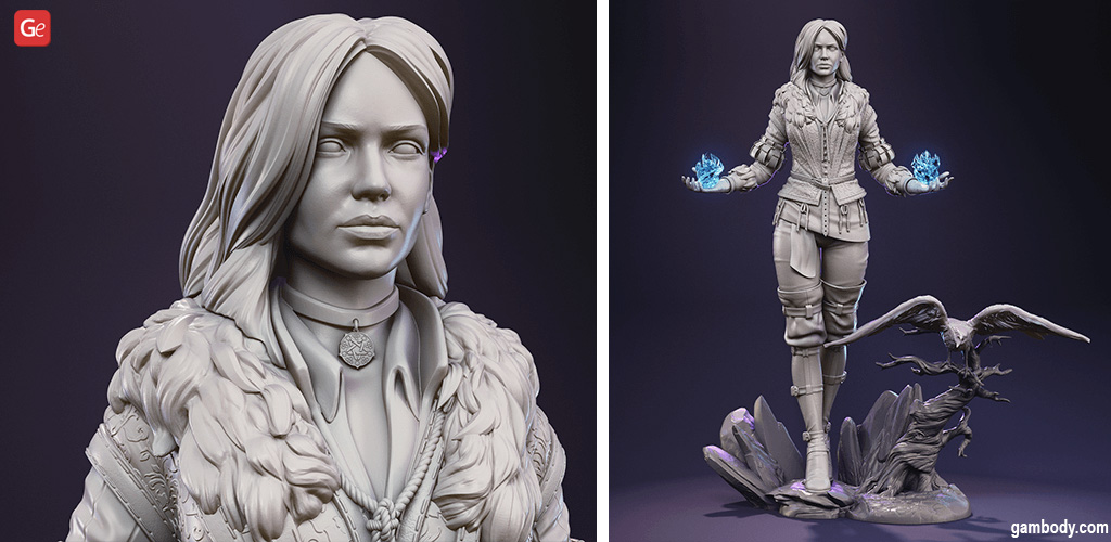 Yennefer Witcher 3D model