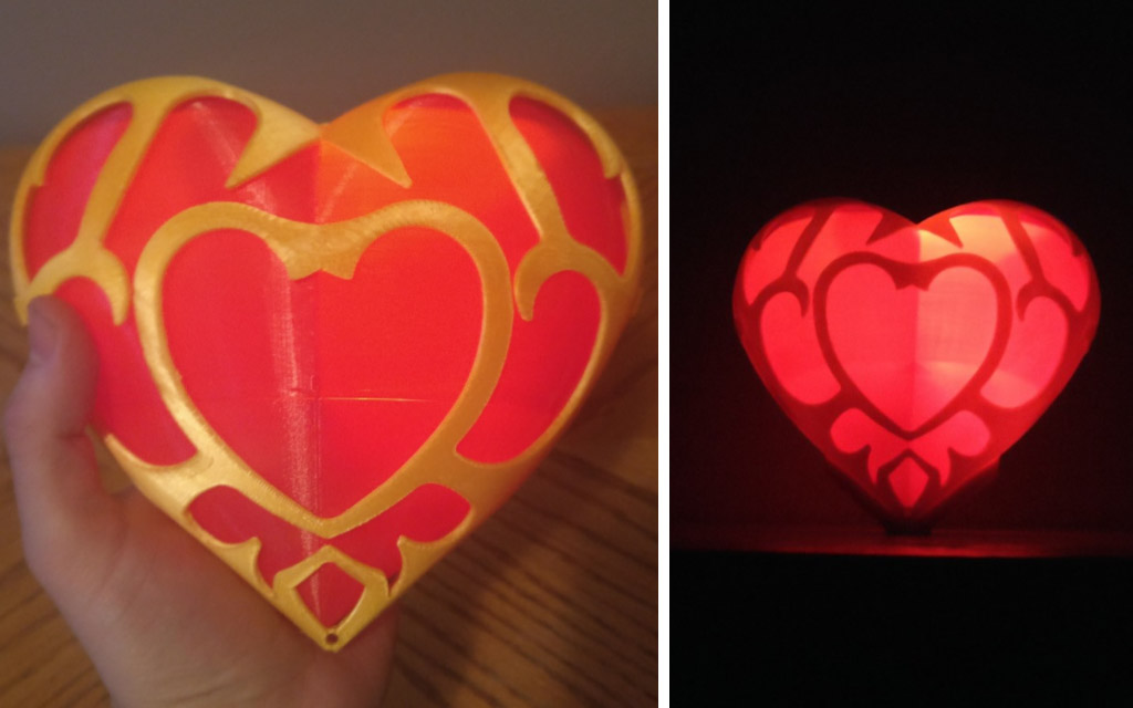 3D printed heart