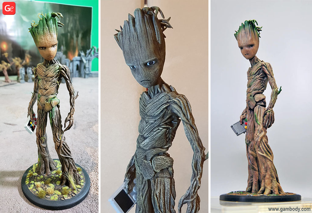 STL file Baby Groot Pot Christmas Spheres 👶・Model to download and 3D  print・Cults