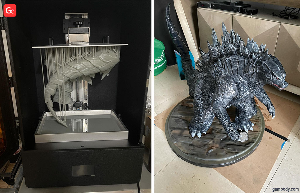 3D printing with resin