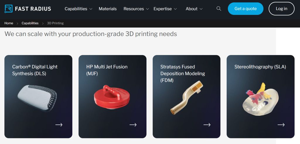 3D printing service providers