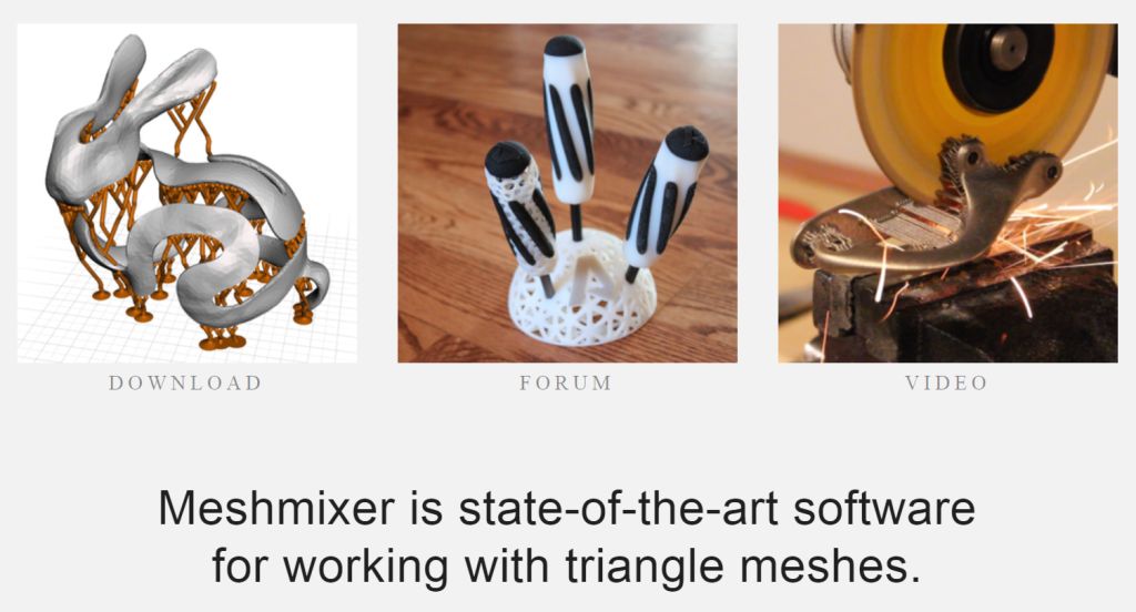 Meshmixer easy 3D modeling