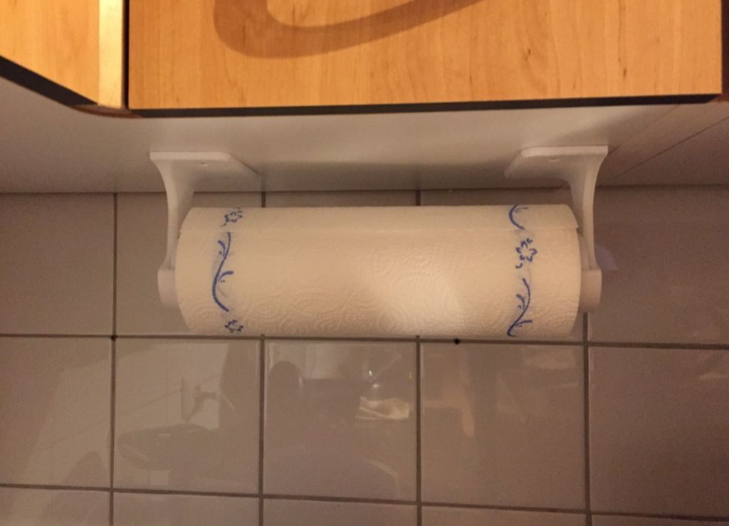 3D printed kitchen paper towel holder