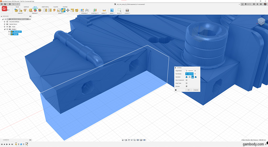 Merge STL files