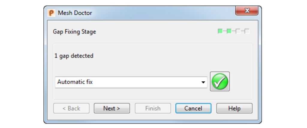 How to close gaps in Netfabb