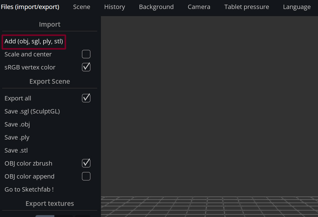 Opening STL files