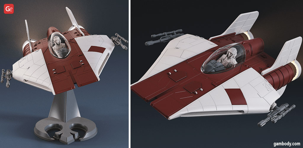 Star Wars 3D printed models