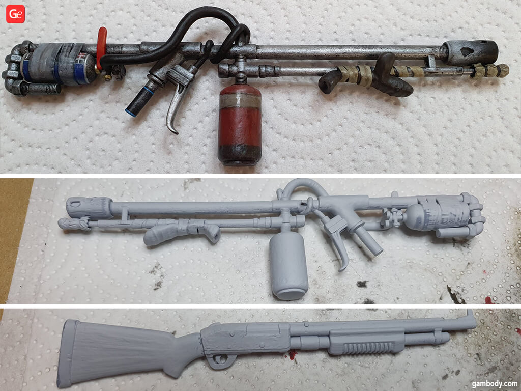 The Last of Us 3D printed weapons