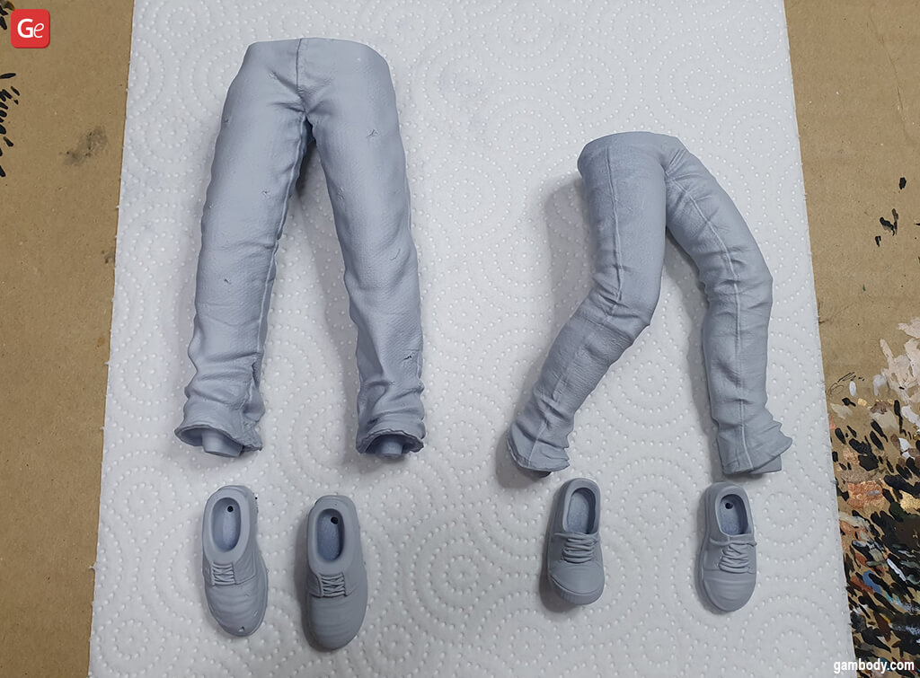 3D printed legs