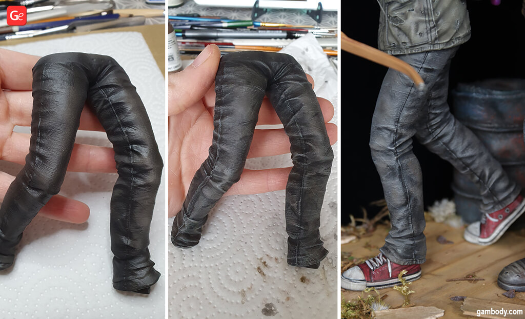 How to paint 3D printed pants