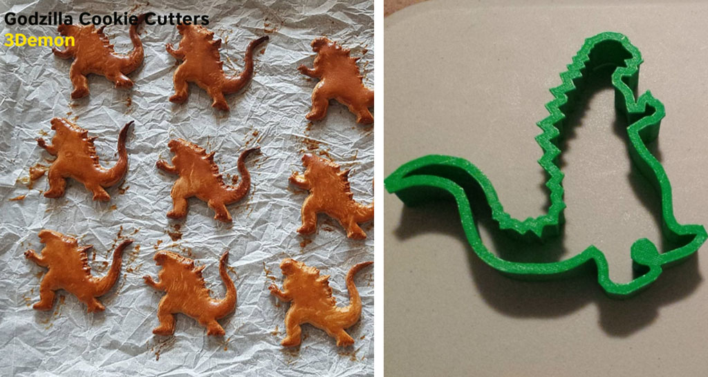 Godzilla cookies