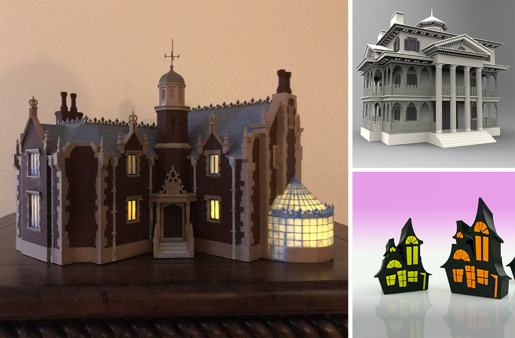 Haunted mansion 3D print
