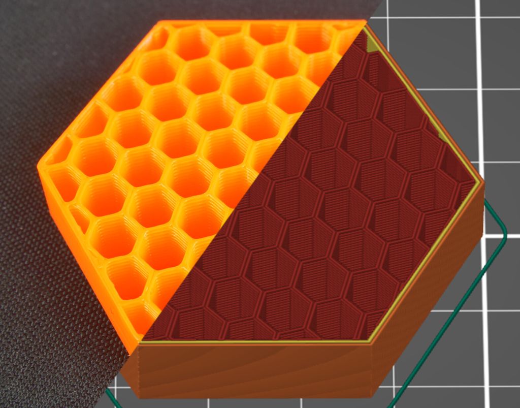 Honeycomb infill