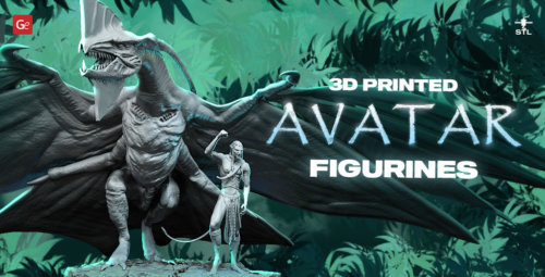 Avatar Figurines and Movie Toys for 3D Printing with STL Files