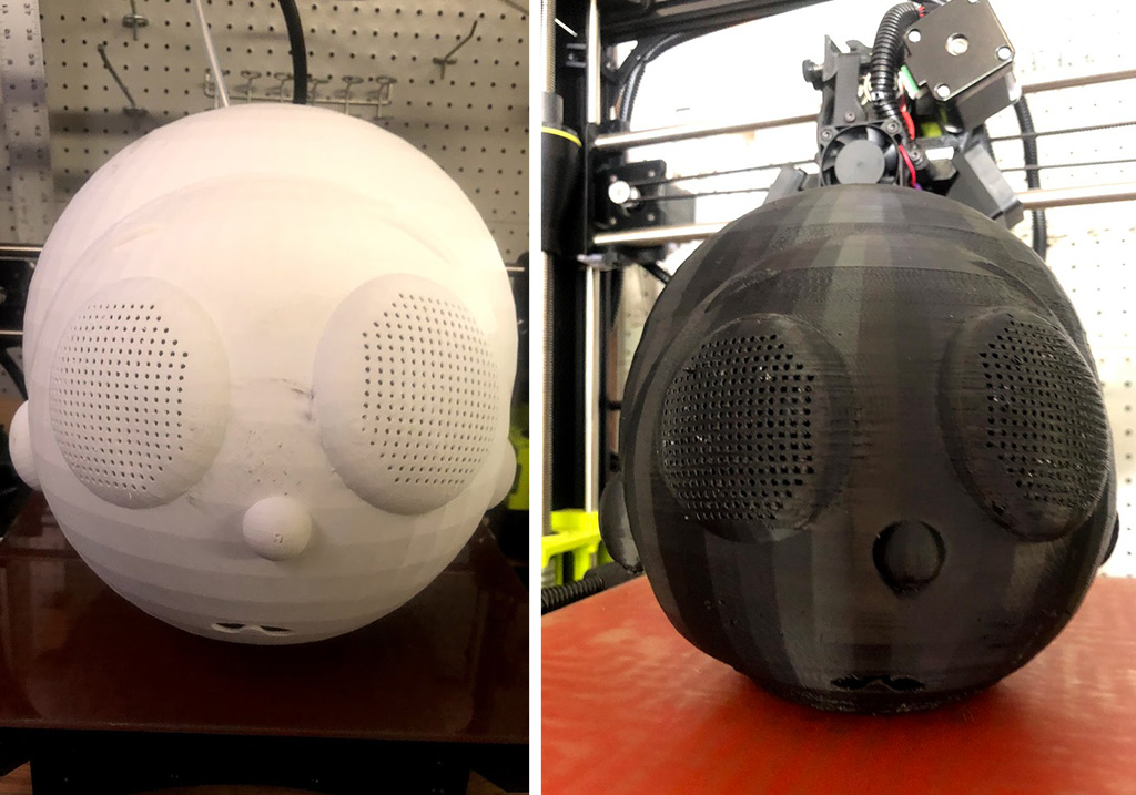 3D printed Halloween mask