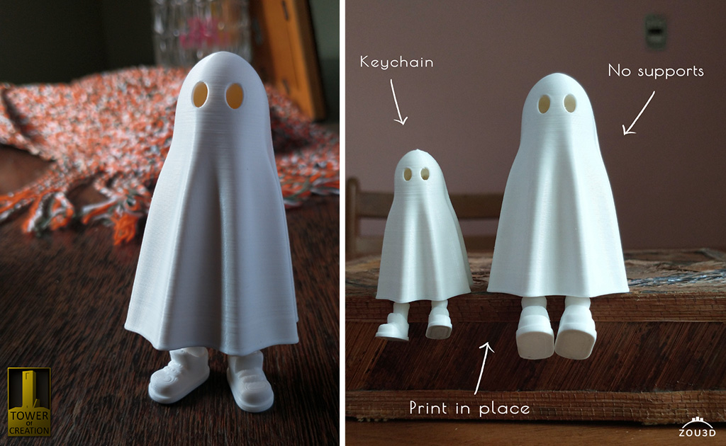 3D printed ghosts