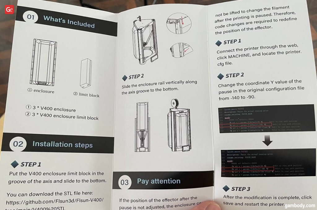 FLSUN 3D printer enclosure instructions