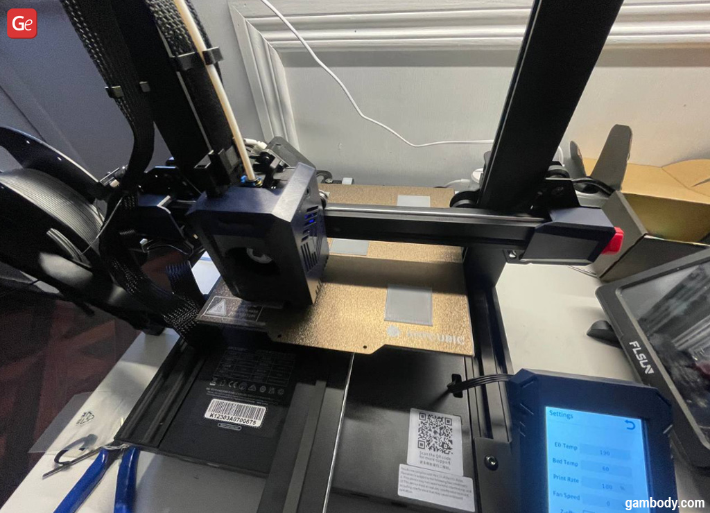 Kobra 3D printer test print