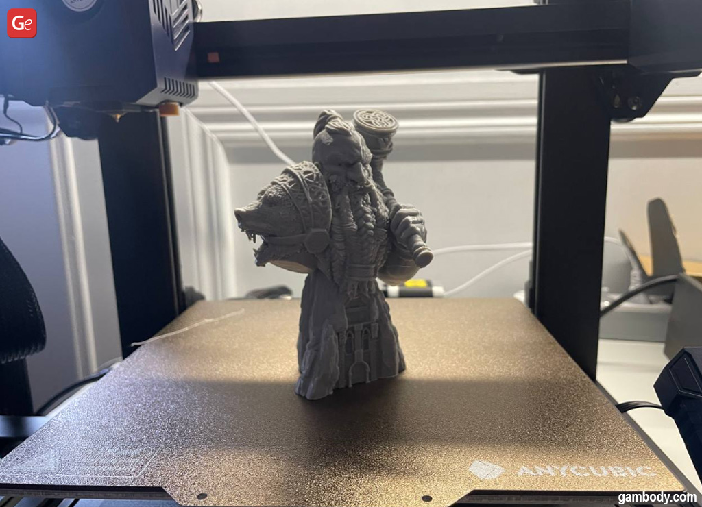 Dwarf 3D printing figure