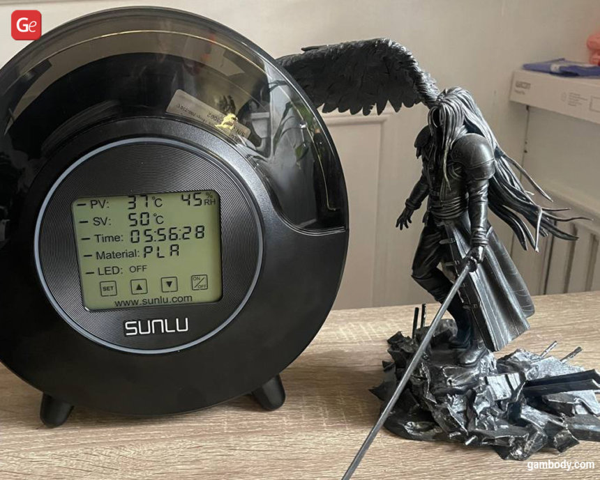SUNLU Filament Dryer S2 Review Manual Temperature Tests
