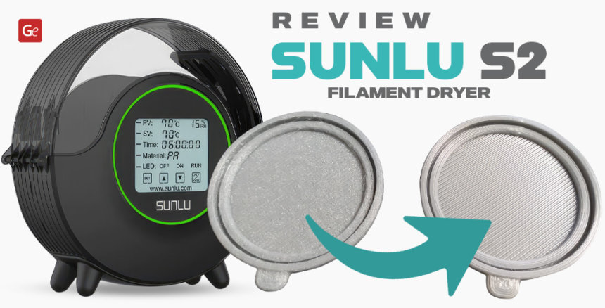 SUNLU Filament Dryer S2 Review: Manual, Temperature, Tests