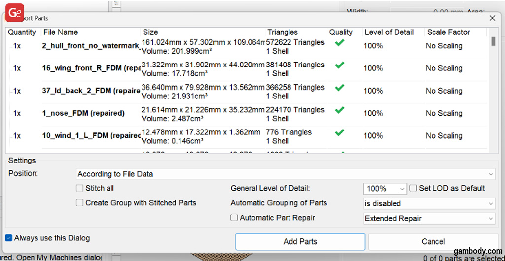 Checking 3D models for errors