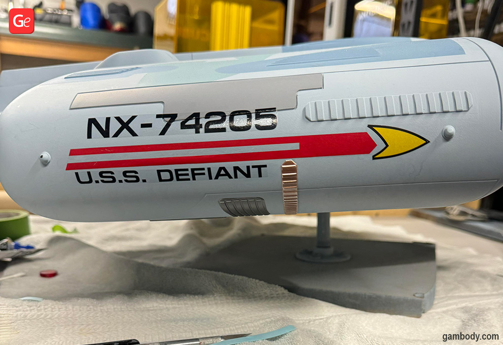 U.S.S. Defiant decals