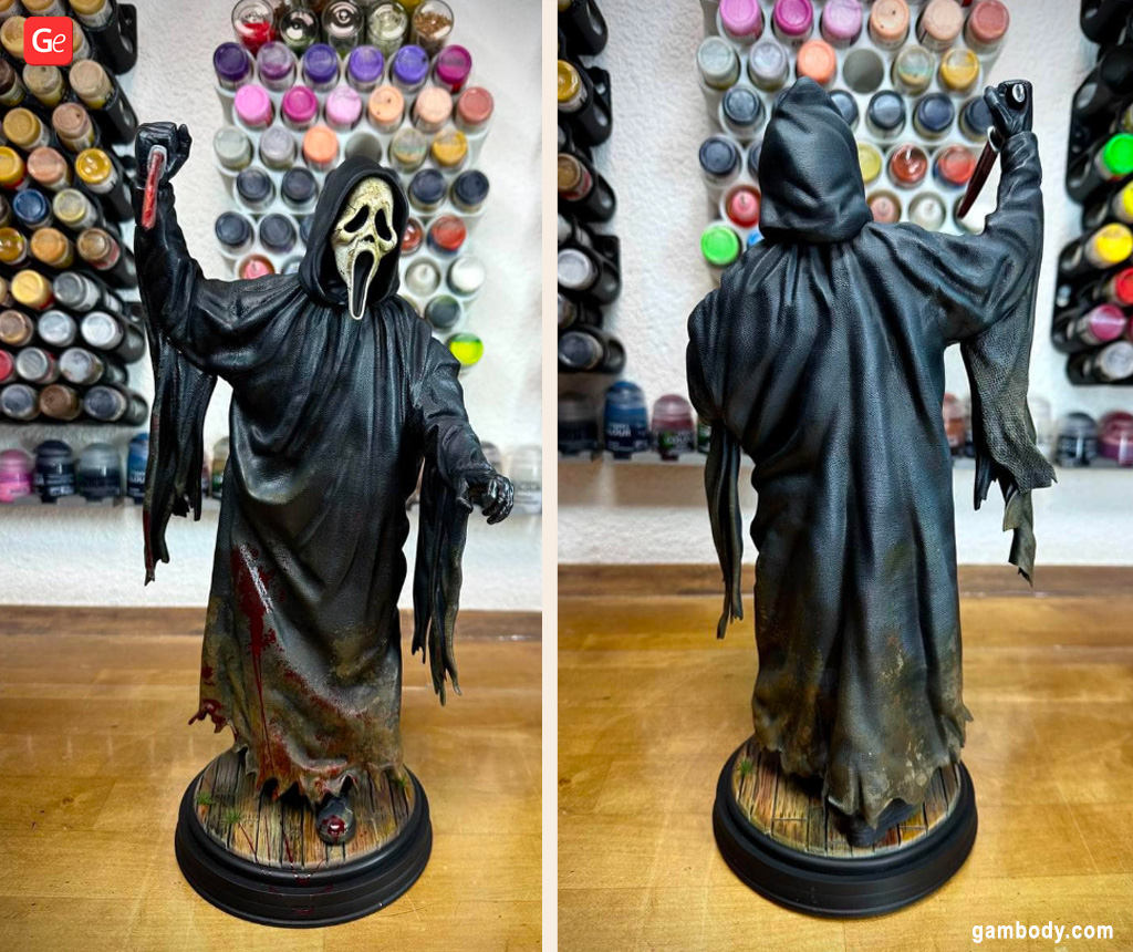 Zou ghost 3D prints 3D printed ghost